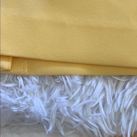 Vintage Metrostyle Women’s Yellow 2-Piece Jacket Skirt Matching Suit Set Size 12 - Picture 10 of 16